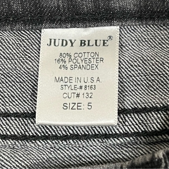 Judy Blue Black Button Fly Skinny Jeans - Picture 6 of 6